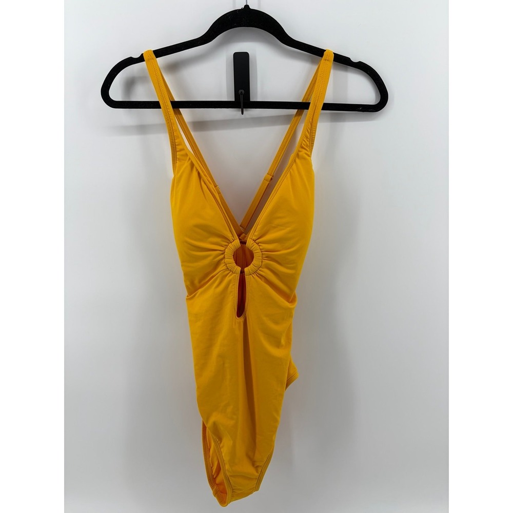 Bleu Rod Beattie, Ring Me Up, One-piece Swimsuit, Yellow, Women's 12, NWOT